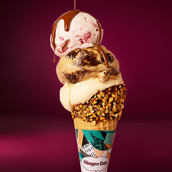 cone haagen-dazs ice cream